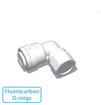 Mur-lok® Fittings - Fixed Female NPTF 90° Elbows - Fluorocarbon O-rings