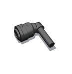 Mur-lok® Fittings - Plug in 90° Elbows - Black