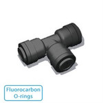 Mur-lok Fittings - Black - Fluorocarbon O-rings