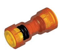 Mur-lok quick-connect fitting black polypropylene