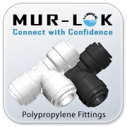 Mur-lok Polypropylene Fittings
